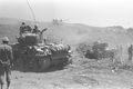 Israeli tanks advancing on the Golan Heights. June 1967. D327-098.jpg