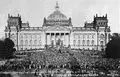 Mass demonstration in front of the Reichstag against the Treaty of Versailles.jpg